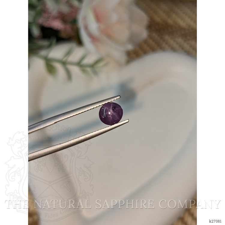 1.58 Ct. Pinkish Purple Star Spinel from Ceylon (Sri Lanka)