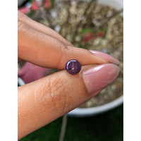 1.58 Ct. Pinkish Purple Star Spinel from Ceylon (Sri Lanka) Life Style