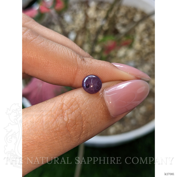 1.58 Ct. Pinkish Purple Star Spinel from Ceylon (Sri Lanka)