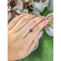 1.58 Ct. Pinkish Purple Star Spinel from Ceylon (Sri Lanka) Life Style