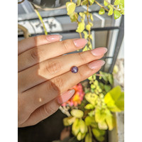1.58 Ct. Pinkish Purple Star Spinel from Ceylon (Sri Lanka) Life Style