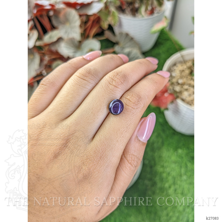 4.02 Ct. Purple Star Spinel from Ceylon (Sri Lanka)