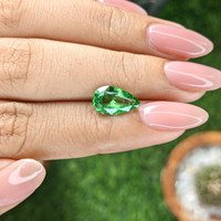 2.56 Ct. Tsavorite Garnet from Kenya Life Style