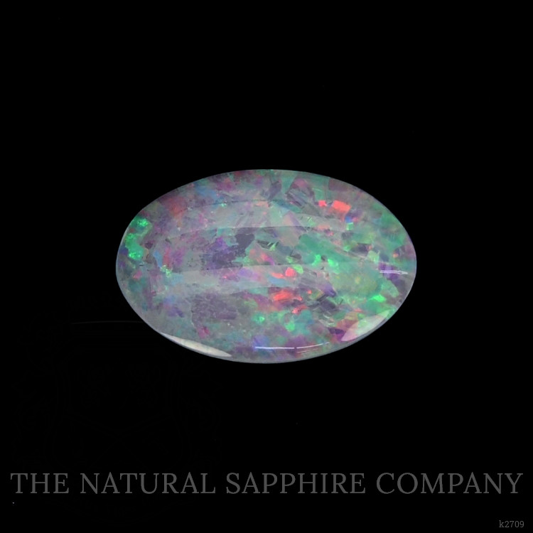2.46 Ct. Cabochon White Opal from Australia