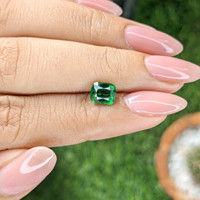 1.54 Ct. Tsavorite Garnet from Kenya Life Style
