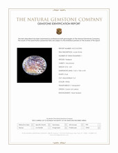 2.81 Ct. White Moonstone from Ceylon (Sri Lanka) Scan Report