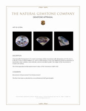 2.75 Ct. White Moonstone from Ceylon (Sri Lanka) Appraisal