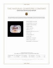 2.67 Ct. White Moonstone from Ceylon (Sri Lanka) Scan Report
