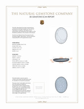 2.92 Ct. White Opal from Australia 3 D Scan Report