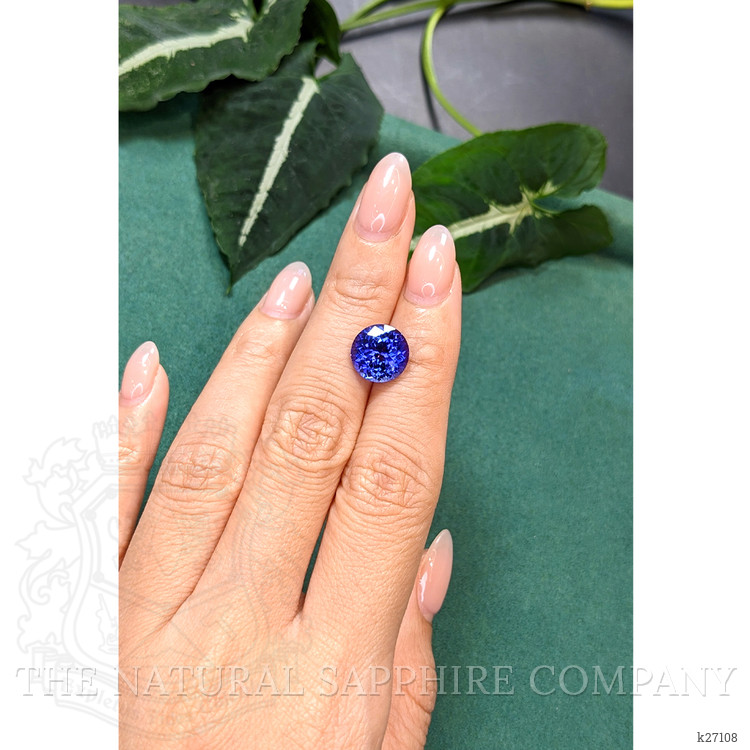 4.89 Ct. Violetish Blue Tanzanite from Tanzania