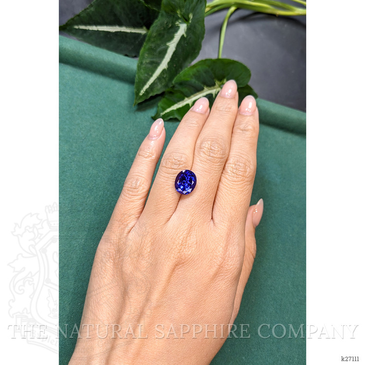5.70 Ct. Violetish Blue Tanzanite from Tanzania