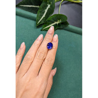 5.70 Ct. Violetish Blue Tanzanite from Tanzania Life Style