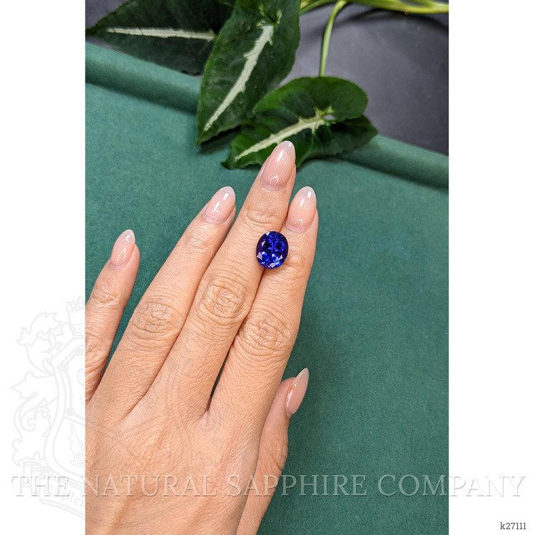 5.70 Ct. Violetish Blue Tanzanite from Tanzania