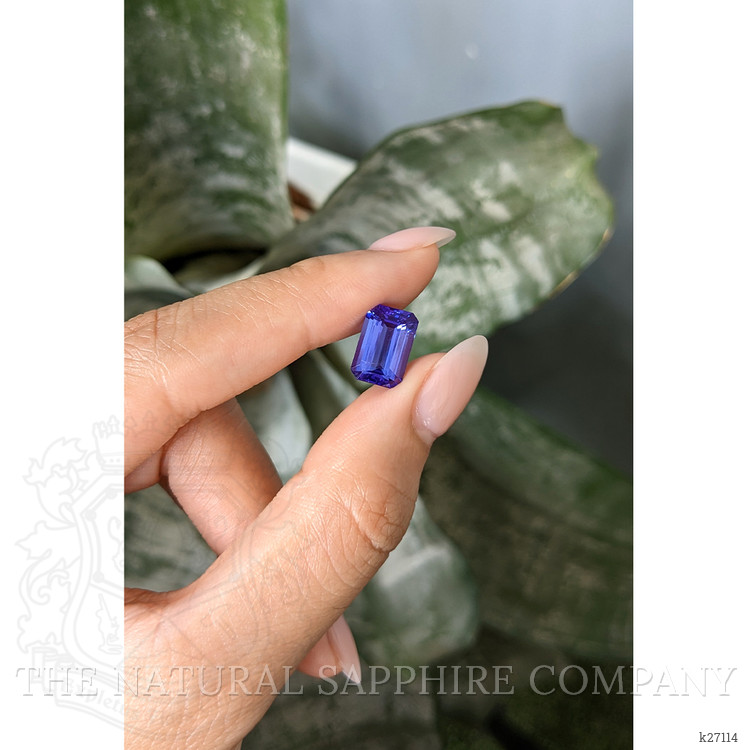 4.63 Ct. Violetish Blue Tanzanite from Tanzania
