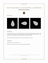 1.01 Ct. White Opal from Australia Appraisal