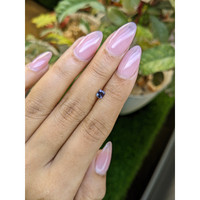 0.36 Ct. Violet Spinel from Ceylon (Sri Lanka) Life Style
