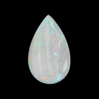 1.28 Ct. Cabochon White Opal from Australia Video
