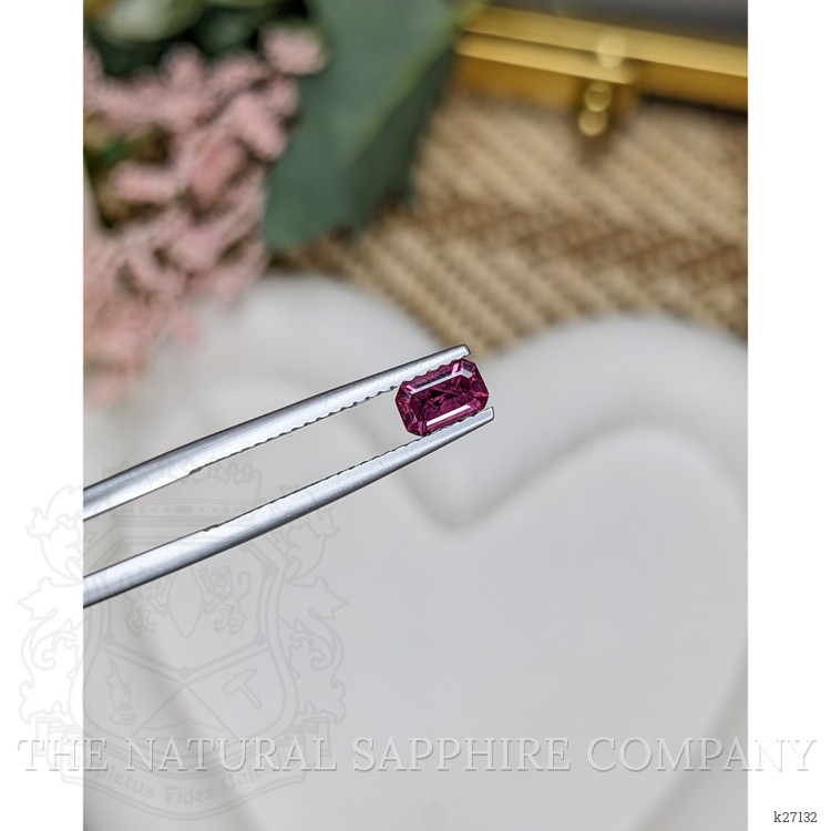 0.65 Ct. Purplish Pink Garnet from Ceylon (Sri Lanka)