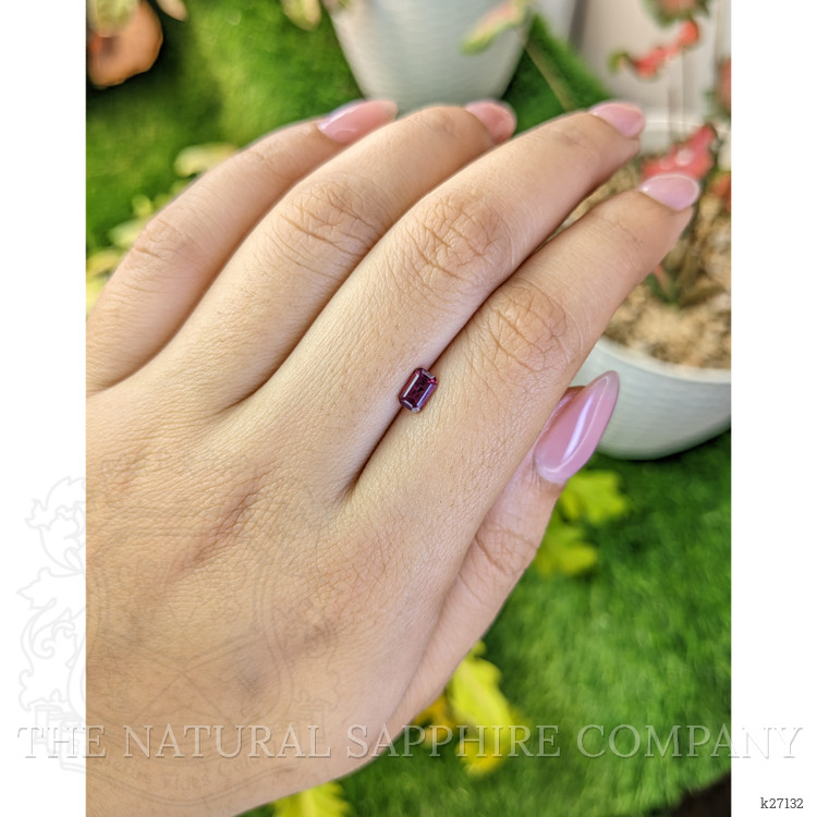 0.65 Ct. Purplish Pink Garnet from Ceylon (Sri Lanka)