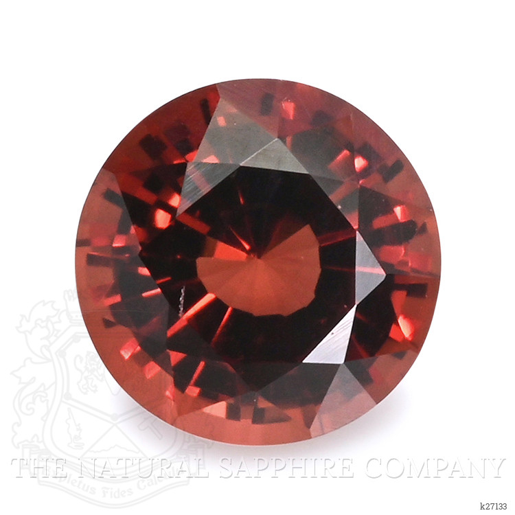 0.70 Ct. Orangish Red Garnet from Ceylon (Sri Lanka)