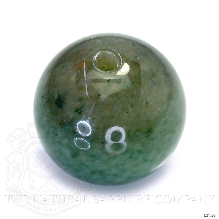 13.18 Ct. Bluish Green Jade from Burma (Myanmar)