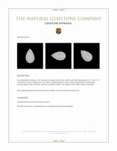 1.20 Ct. Cabochon White Opal from Australia Appraisal