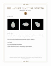 1.20 Ct. Cabochon White Opal from Australia Appraisal