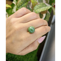 13.14 Ct. Yellowish Green Jade from Burma (Myanmar) Life Style
