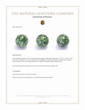 25.37 Ct. Green Jade from Burma (Myanmar) Appraisal