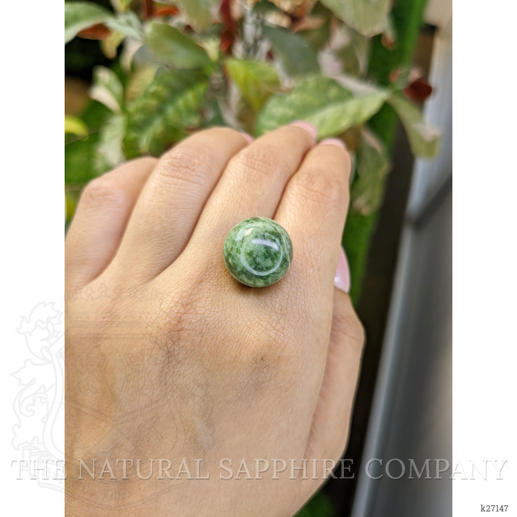 25.37 Ct. Green Jade from Burma (Myanmar)