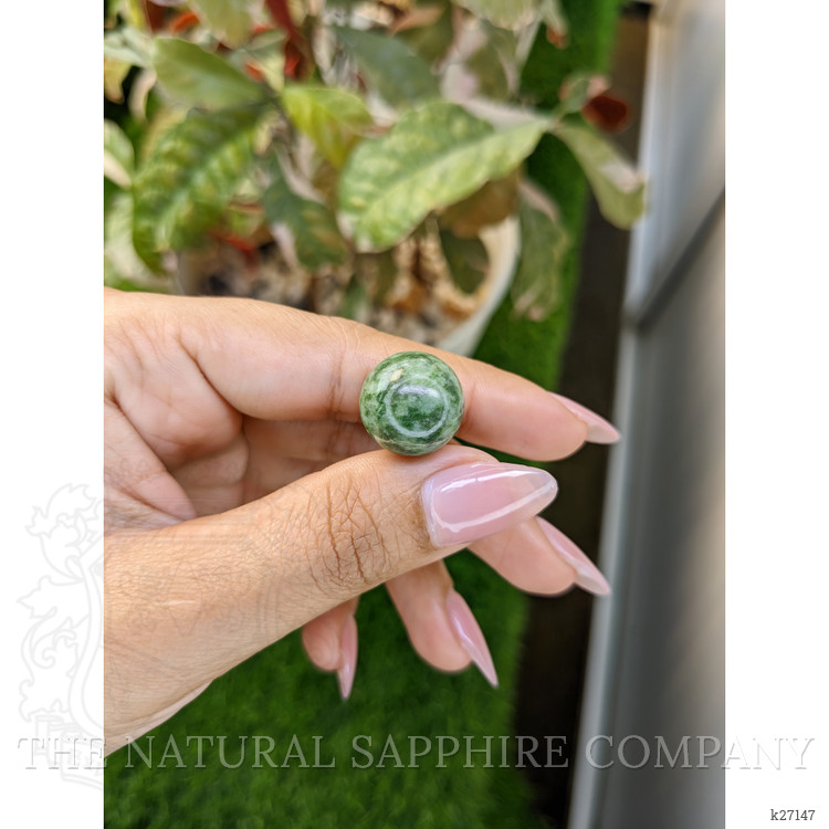 25.37 Ct. Green Jade from Burma (Myanmar)