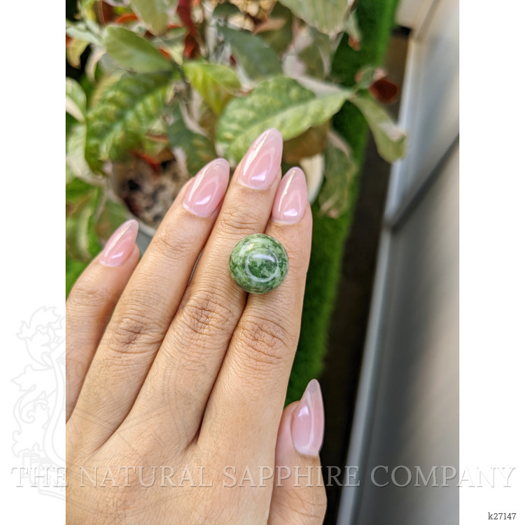 25.37 Ct. Green Jade from Burma (Myanmar)