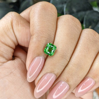 1.56 Ct. Tsavorite Garnet from Tanzania Life Style