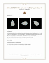 0.92 Ct. White Opal from Australia Appraisal