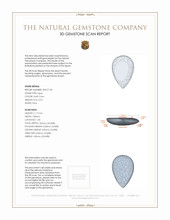 0.92 Ct. White Opal from Australia 3 D Scan Report