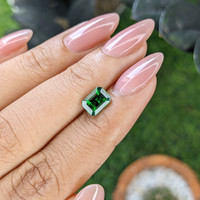 1.63 Ct. Tsavorite Garnet from Tanzania Life Style