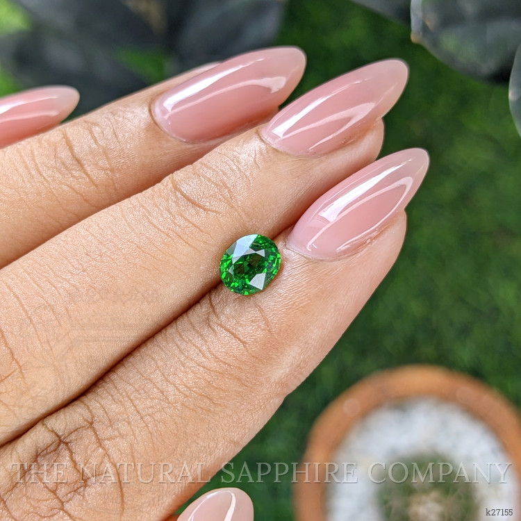 1.07 Ct. Tsavorite Garnet from Tanzania