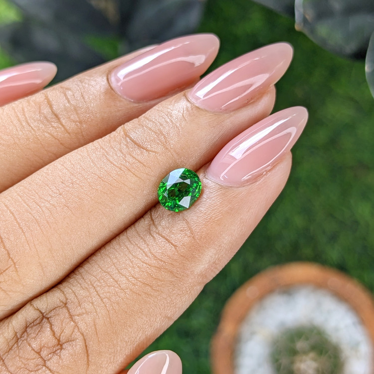 1.07 Ct. Tsavorite Garnet from Tanzania