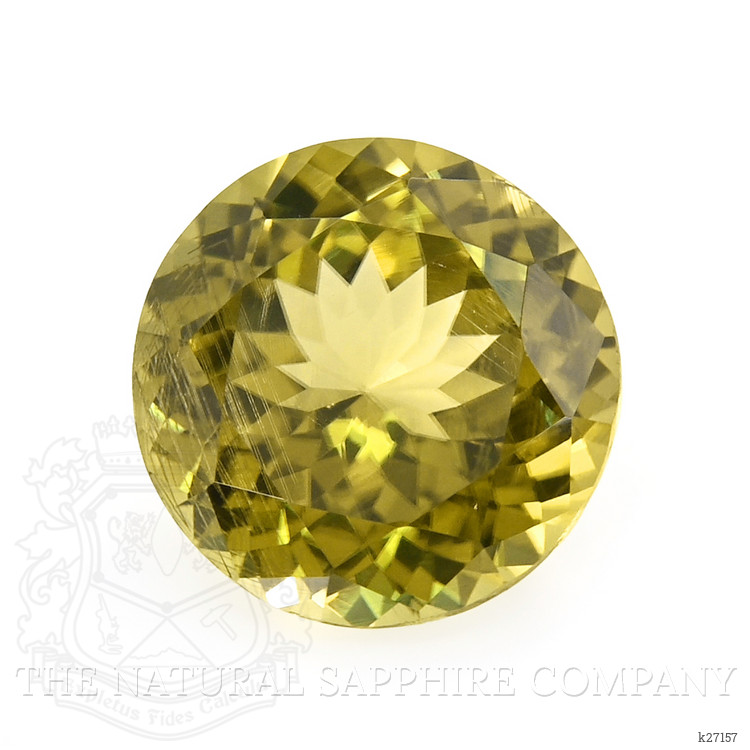 4.45 Ct. Yellowish Green Sinhalite from Ceylon (Sri Lanka)
