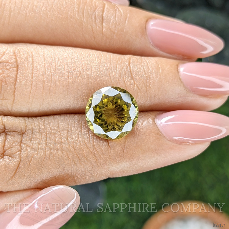 4.45 Ct. Yellowish Green Sinhalite from Ceylon (Sri Lanka)