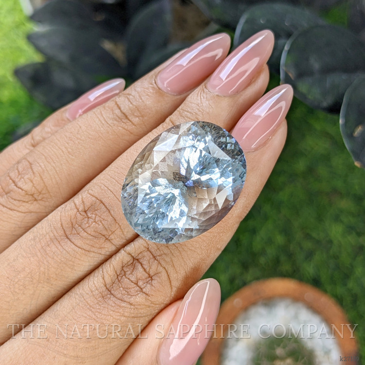 60.24 Ct. Sky Blue Topaz from Burma (Myanmar)