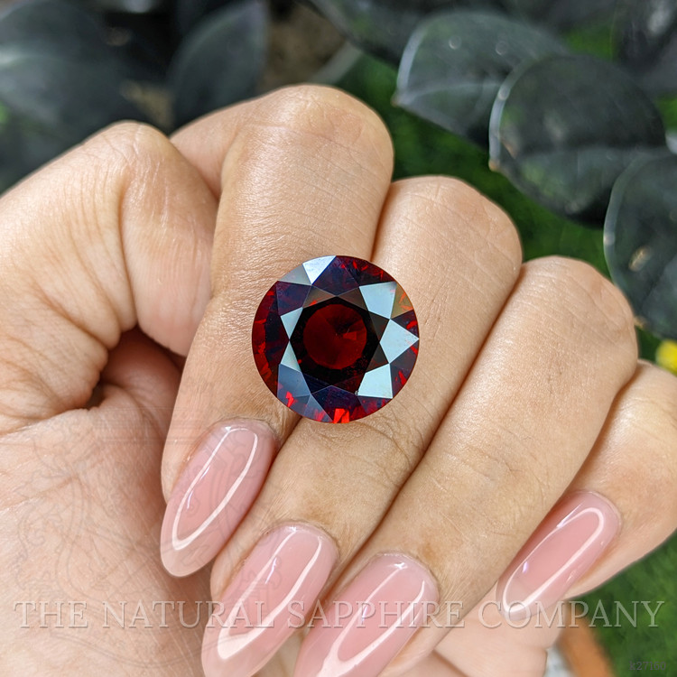 18.07 Ct. Red Garnet from Ceylon (Sri Lanka)