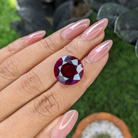 18.07 Ct. Red Garnet from Ceylon (Sri Lanka) Life Style