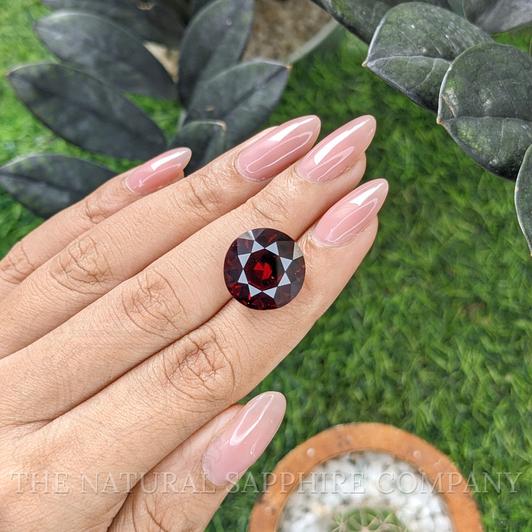 16.79 Ct. Red Garnet from Ceylon (Sri Lanka)
