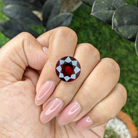 11.48 Ct. Red Garnet from Ceylon (Sri Lanka) Life Style