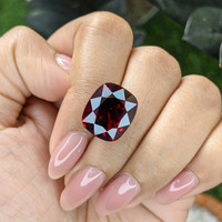 15.29 Ct. Red Garnet from Ceylon (Sri Lanka) Life Style