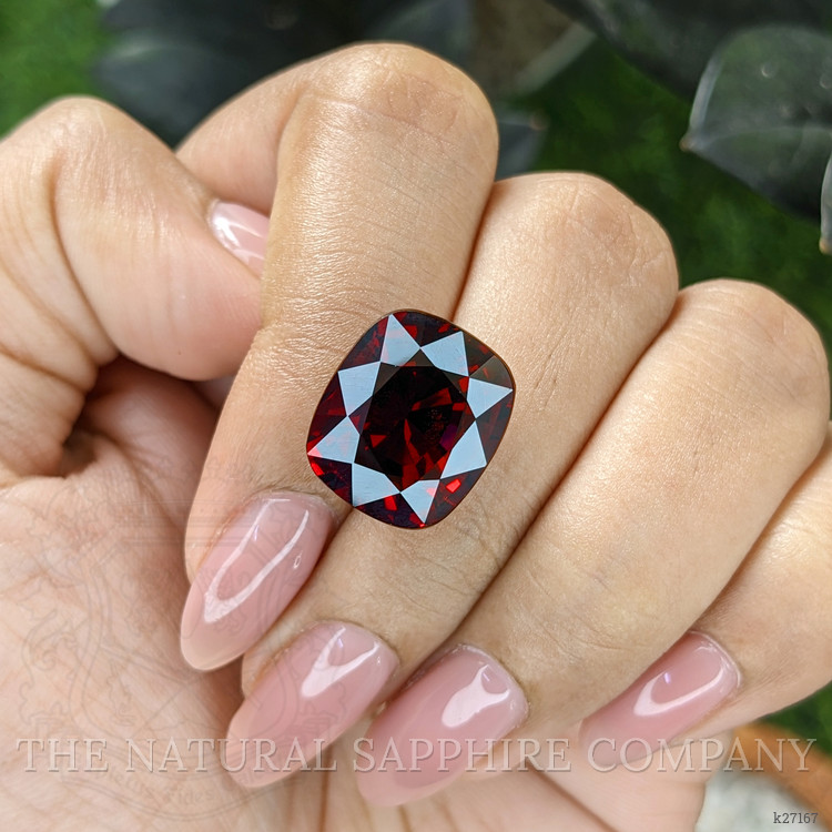 15.29 Ct. Red Garnet from Ceylon (Sri Lanka)