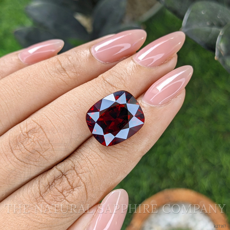 15.29 Ct. Red Garnet from Ceylon (Sri Lanka)