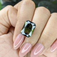 7.70 Ct. Green Tourmaline from Ceylon (Sri Lanka) Life Style