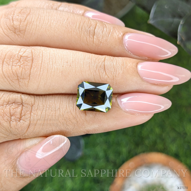 4.05 Ct. Yellowish Green Tourmaline from Ceylon (Sri Lanka)